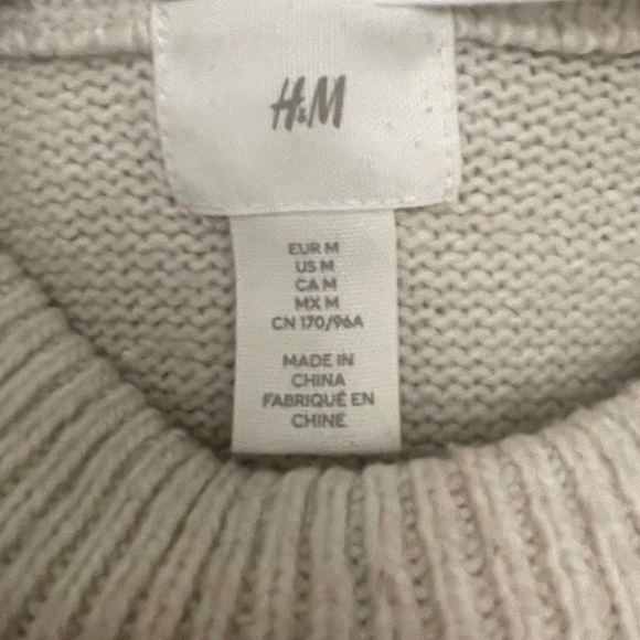 Cream Cable Knit Sweater - Picture 3 of 3